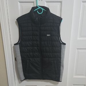 Roots Black and Gray Men's Vest